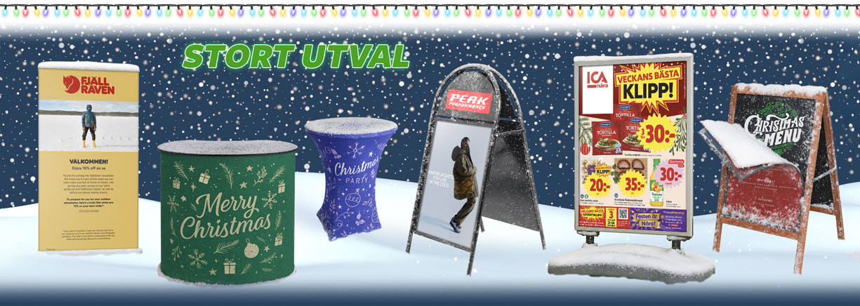 Skyltar och Displays