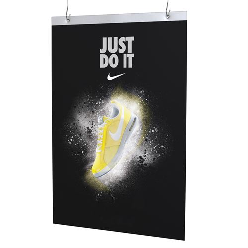 APET Plakatfickor med metall öglor