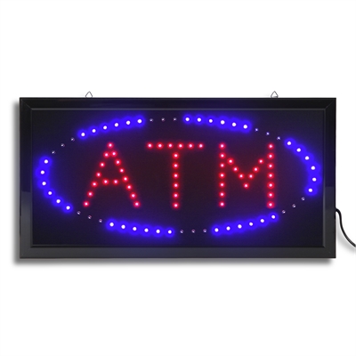 "ATM" LED-ljusskylt