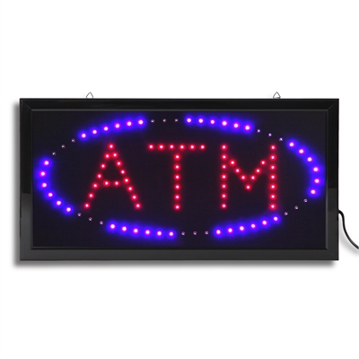 "ATM" LED-ljusskylt