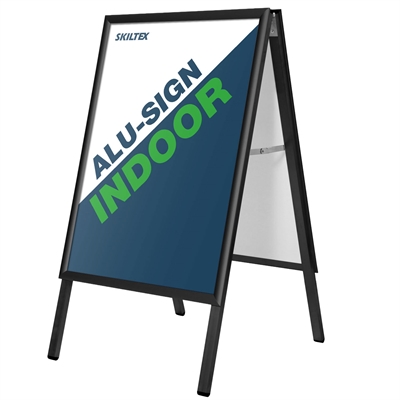 Alu-Sign INDOOR Gatupratare - Sort