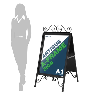 Antik skyltställ - A1