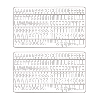 Bokstavset till bokstavstavlor - 1,9 cm
