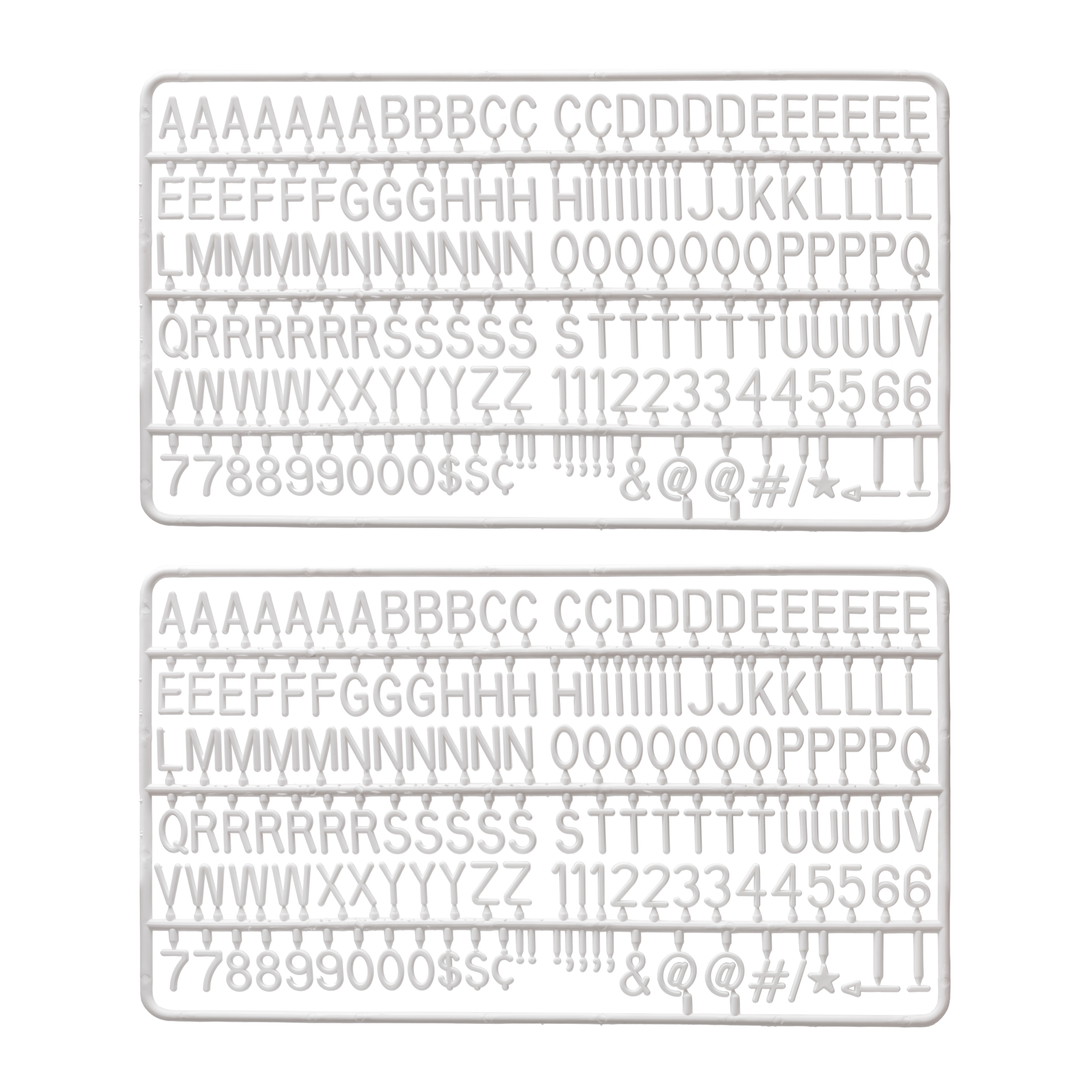 Bokstavset till bokstavstavlor - 1,9 cm