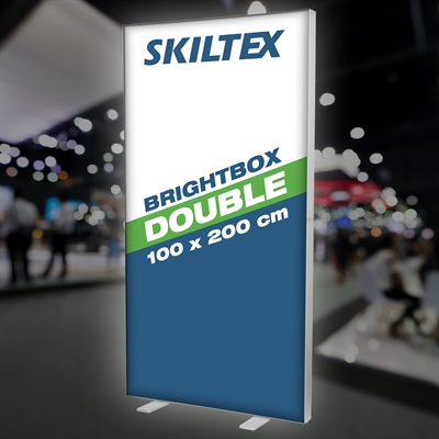 BrightBox Double LED Ljusvägg - 100x200 cm - Inkl. tryck