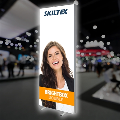 BrightBox Double LED Ljusvägg - 100x240 cm - Inkl. tryck