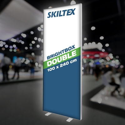 BrightBox Double LED Ljusvägg - 100x240 cm - Inkl. tryck