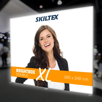 BrightBox Double XL LED Ljusvägg - 300x240 cm - Inkl. tryck