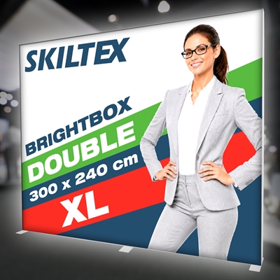 BrightBox Double XL LED Ljusvägg - 300x240 cm - Inkl. tryck