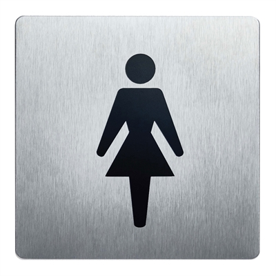Damsymbol Piktogram - 90x90 mm