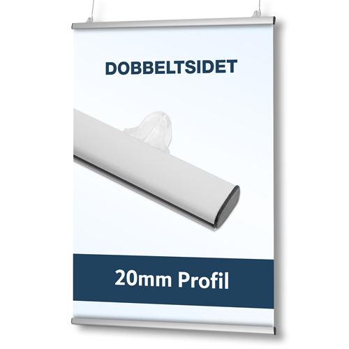 Dubbelsidig Posterlister