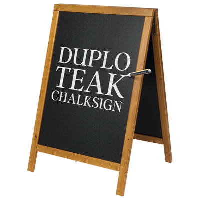 Duplo Teak - Gatupratare griffeltavla