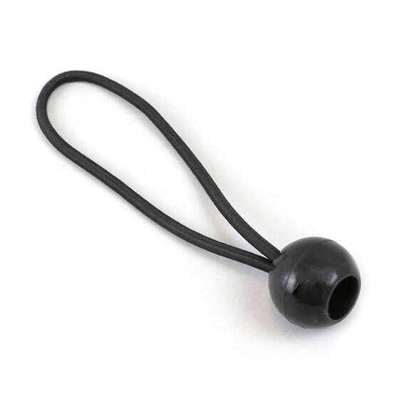 Elastisk snodd med kula - 15 cm