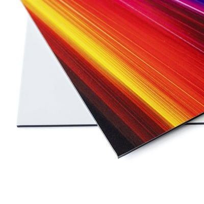 Alubond skyltplatta inkl. tryck | 3mm - 10x70 cm