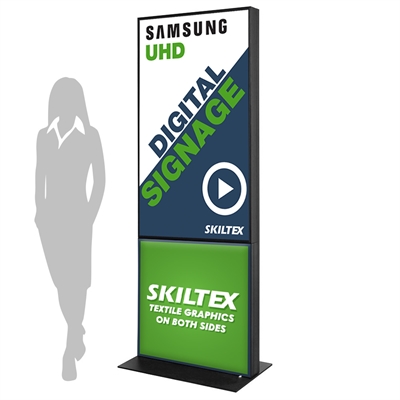 Fabric Totem Digital Skylt inkl. Print - 55"