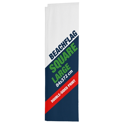 Flagga till Beachflagga Square - LARGE - 84x372 cm