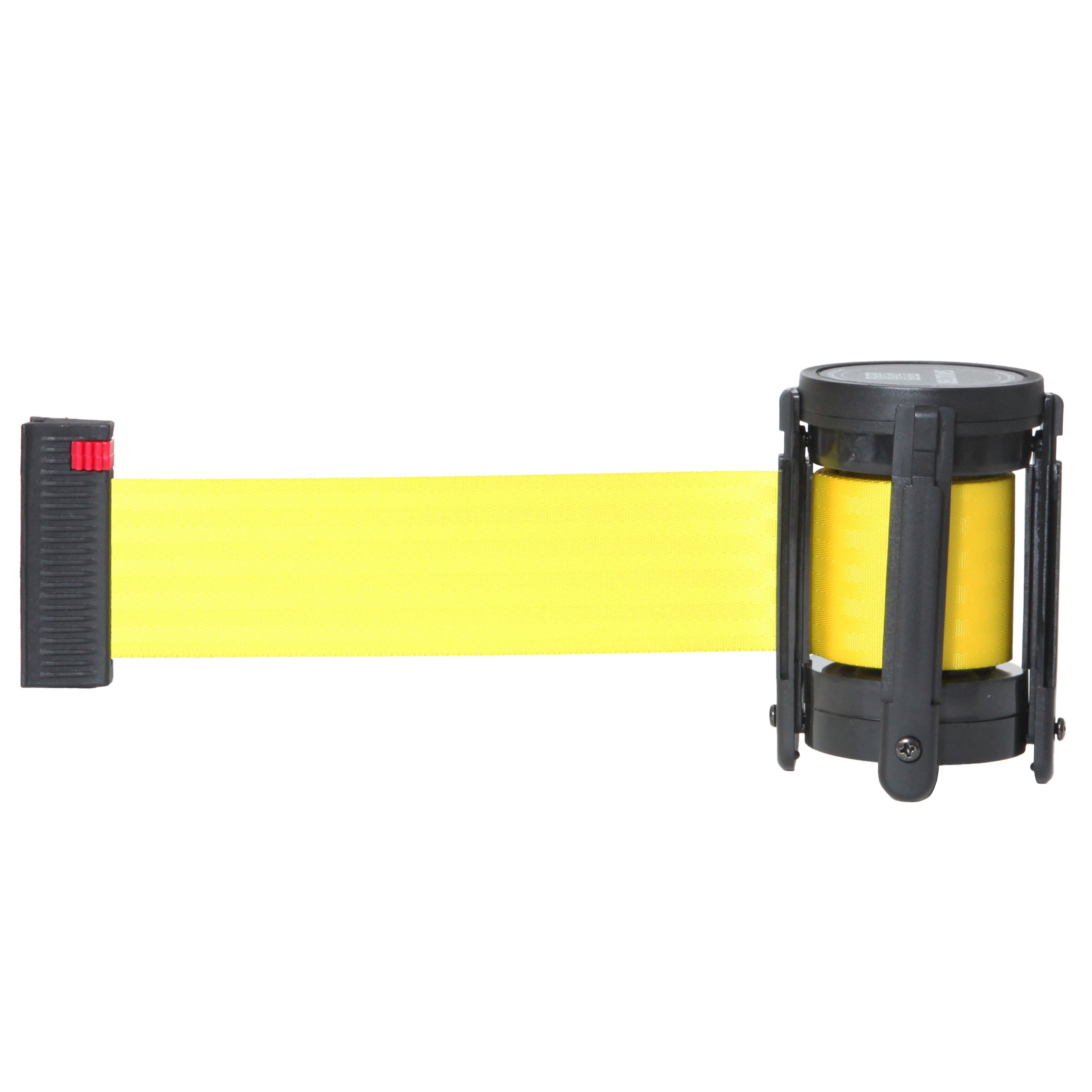 Gul rullband till avspärrningsstolpar - 3 meter