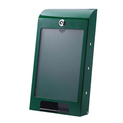 Hundpåsesdispenser med A4 informationsdisplay - Grön