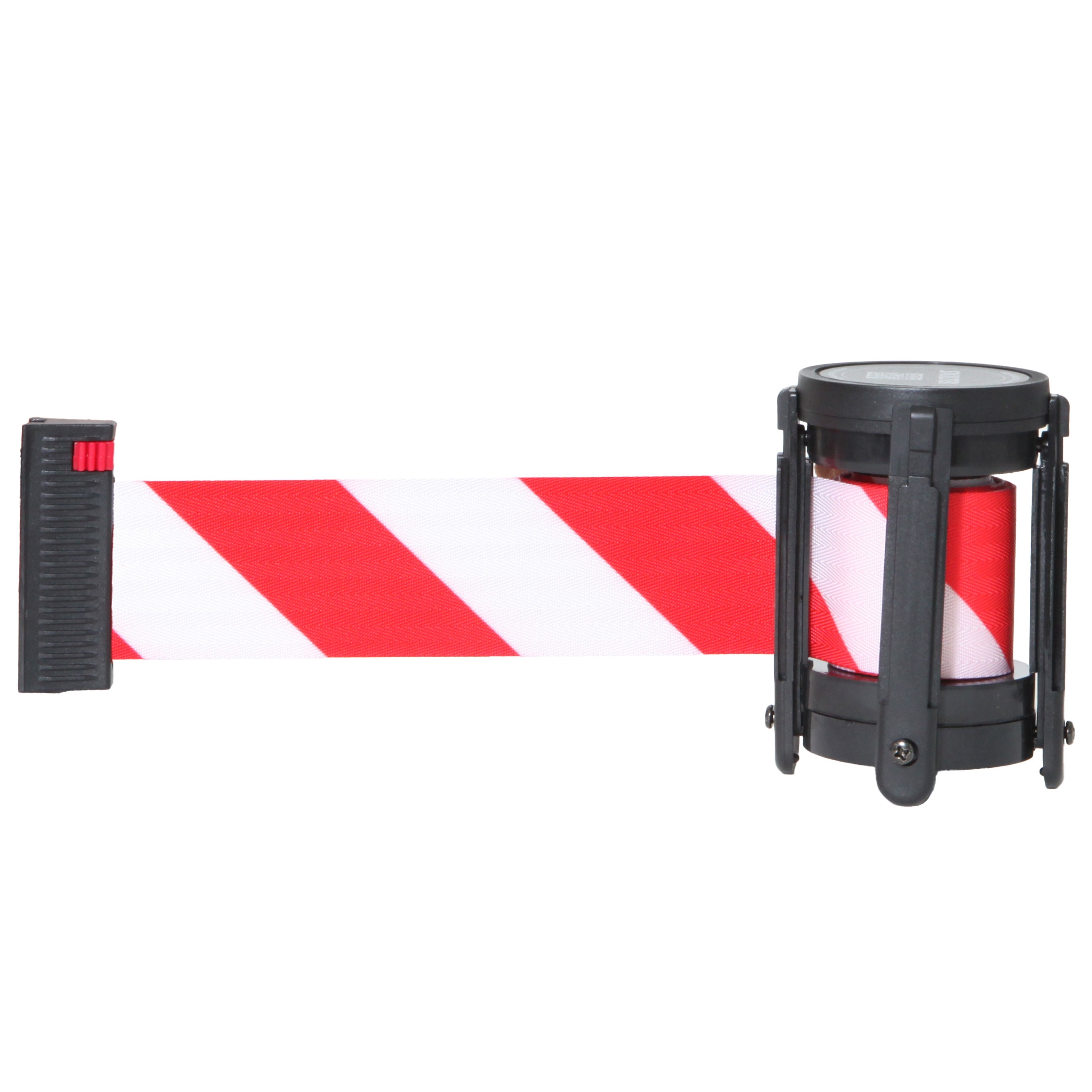 Vit/ Röd rullband till avspärrningsstolpar - 3 meter