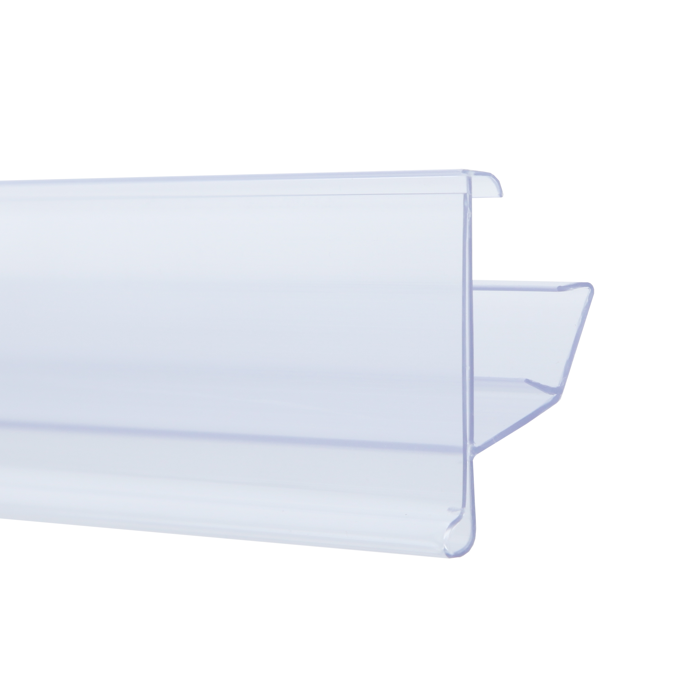 Hyllkantslist till Linde och Storebest butikshyllor – 39 x 990 mm