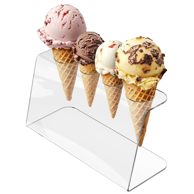 Våffelstativ i Akryl - plats för 4 våfflor