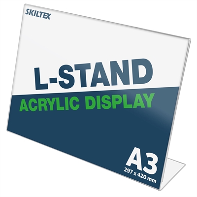L-Ställ Liggande Akrylställ - A3