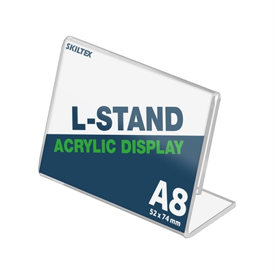 L-Ställ Liggande Akrylställ - A8