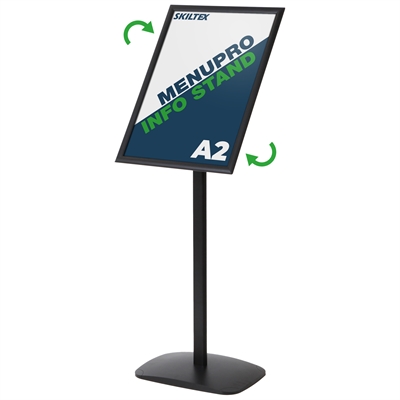 MenuPro Svart affischställ – A2