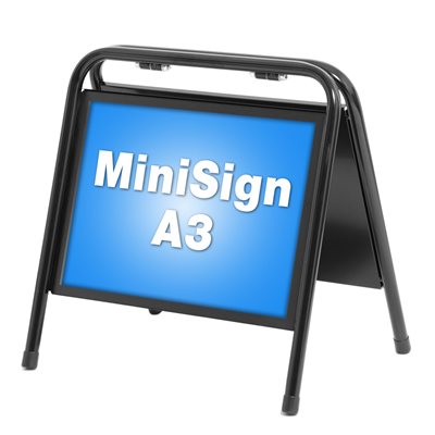 MiniSign Svart - A3