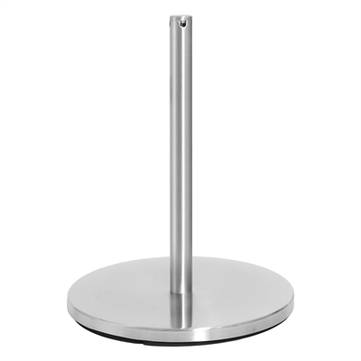Museo avspärrningsstolpe 45 cm - Borstat rostfritt stål
