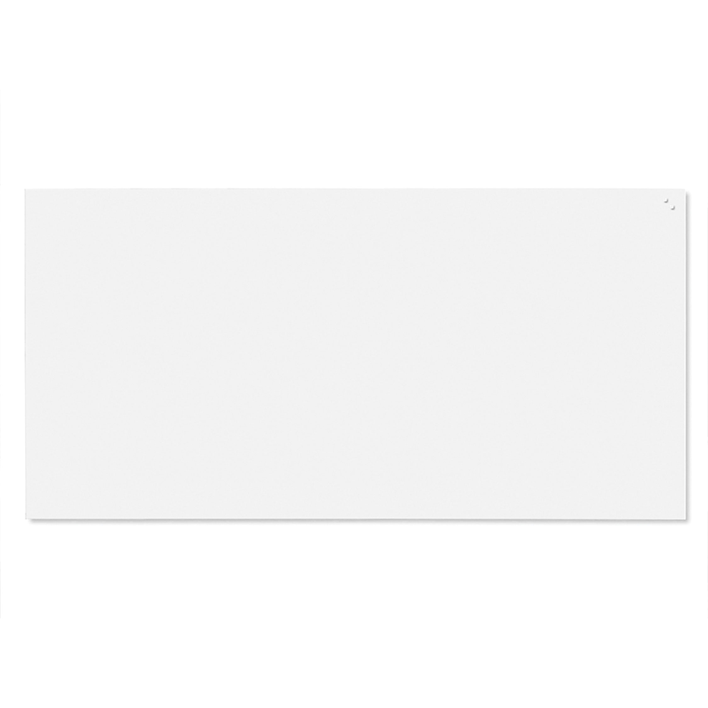 NAGA Pure White glasstavla - 200x100 cm