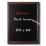Natura Dark Brown griffeltavla till vägg - 50x60 cm