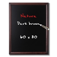 Natura Dark Brown griffeltavla till vägg - 60x80 cm
