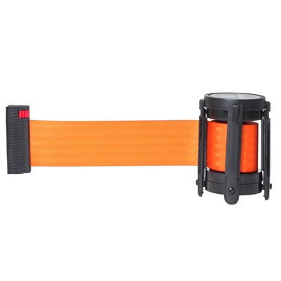 Orange rullband till avspärrningsstolpar - 3 meter