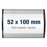 PINCH 52x100 mm - Kontorsskylt till vägg och dörr