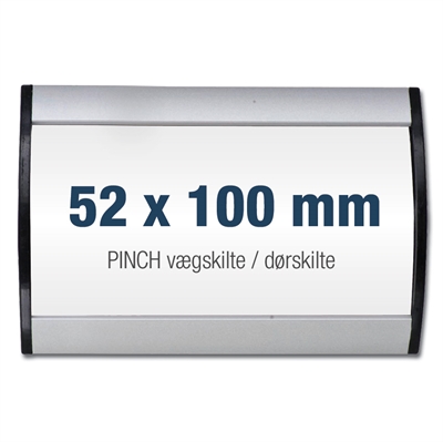 PINCH 52x100 mm - Kontorsskylt till vägg och dörr