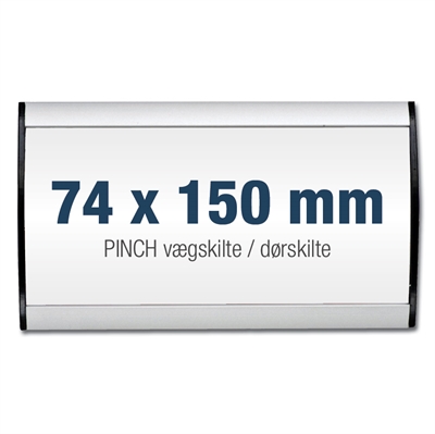 PINCH 74x150 mm - Kontorsskylt till vägg och dörr