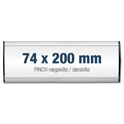 PINCH 74x200 mm - Kontorsskylt till vägg och dörr