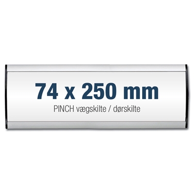 PINCH 74x250 mm - Kontorsskylt till vägg och dörr