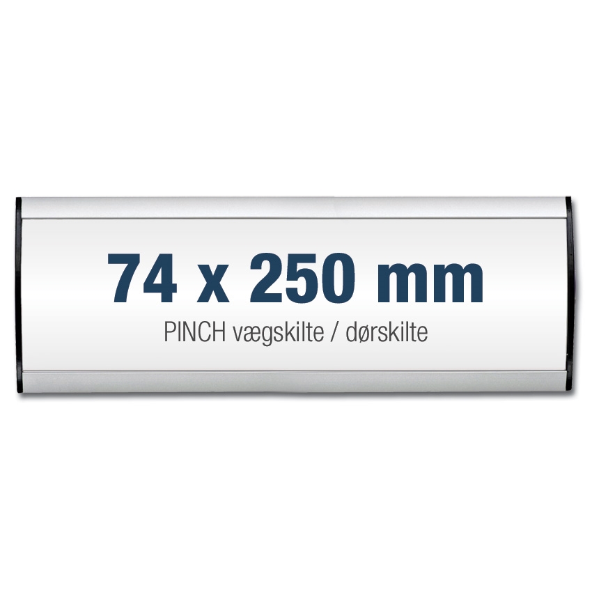 PINCH 74x250 mm - Kontorsskylt till vägg och dörr