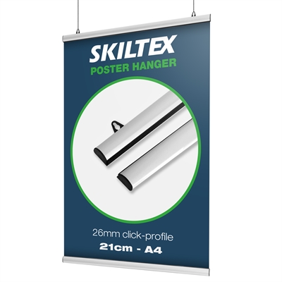 Posterhängare A4 - 21 cm | Snäpp-profil