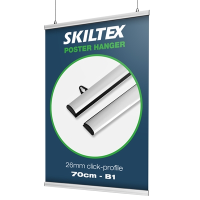 Posterhängare B1 - 70 cm | Snäpp-profil