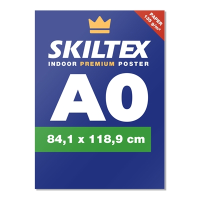 Premium inomhusaffisch med eget tryck - A0