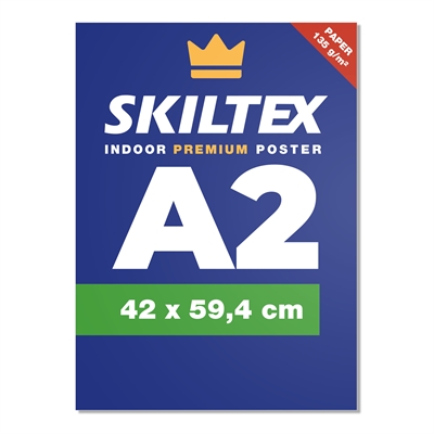 Premium inomhusaffisch med eget tryck - A2