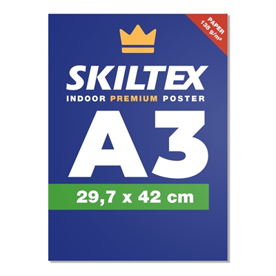 Premium inomhusaffisch med eget tryck - A3