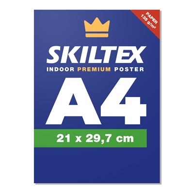 Premium inomhusaffisch med eget tryck - A4