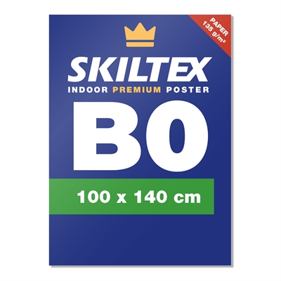 Premium inomhusaffisch med eget tryck - B0 - 100x140 cm