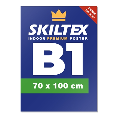 Premium inomhusaffisch med eget tryck - B1- 70x100 cm