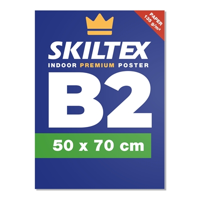 Premium inomhusaffisch med eget tryck - B2 - 50x70 cm