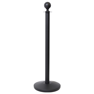 RopePro Ball Avspärrningsstolpe för rep - Svart